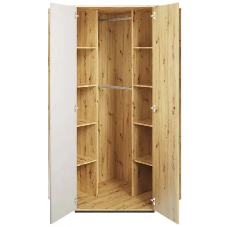 Buy Qubic 01 Corner Wardrobe, 2 from Furnituretta