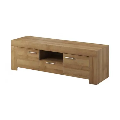 Buy Sky TV Cabinet + Wall Shelf, Colour: Oak Country, Item Width: 155, 4 from Furnituretta