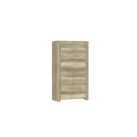 Buy Sky 2 Door Wardrobe, Colour: Oak Country, Item Width: 110 from Furnituretta