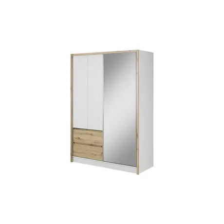 Buy Sara Sliding Door Wardrobe 154cm, Colour: White Matt, Item Width: 150, 4 from Furnituretta