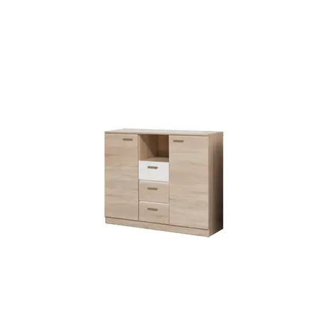 Buy Effect Chest of Drawers, Colour: Oak Sonoma, Item Width: 130 from Furnituretta