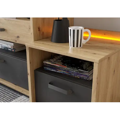 Buy Qubic 10 Bedside Cabinet With LED, 2 from Furnituretta