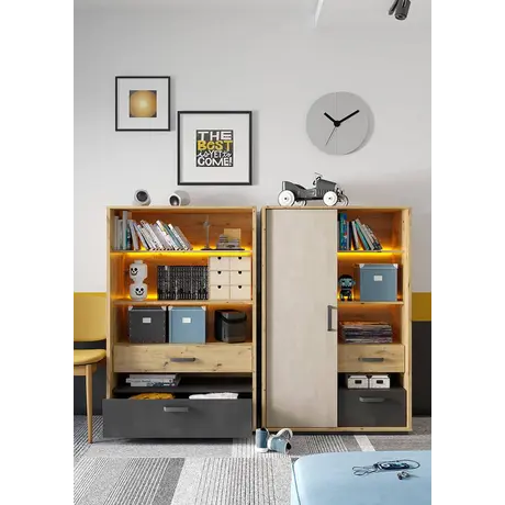 Buy Qubic 06 Bookcase with LED, 2 from Furnituretta