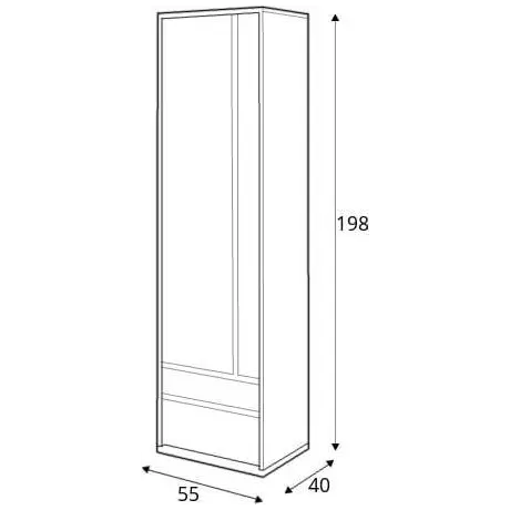 Buy Imola IM-03 Wardrobe, 6 from Furnituretta
