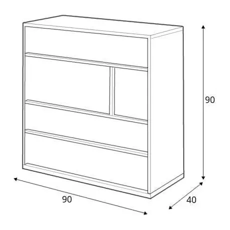 Buy Imola IM-07 Chest of Drawers, 5 from Furnituretta