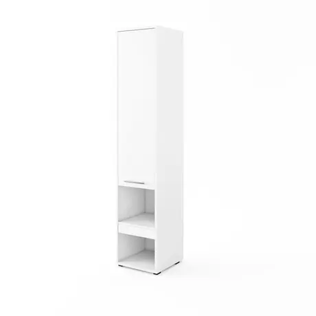 Buy CP-07 Tall Storage Cabinet for Vertical Wall Bed Concept White Matt, Colour: White Matt, Item Width: 45 from Furnituretta
