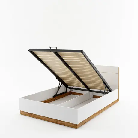 Buy Dentro DT-02 Bed with Storage and LED 140cm from Furnituretta