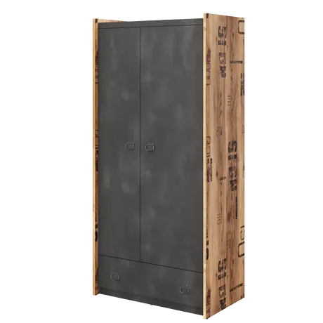 Buy Fargo 02 Hinged Door Wardrobe 90cm from Furnituretta