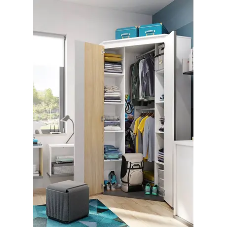 Buy Imola IM-01 Corner Wardrobe, 3 from Furnituretta
