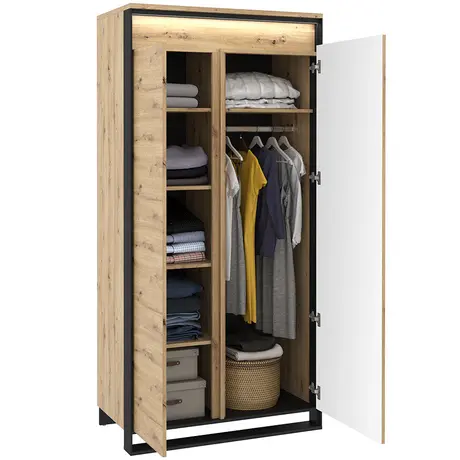 Buy Quant QA-01 2 Door Wardrobe, 2 from Furnituretta