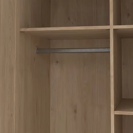 Buy Stylish Brande Wardrobe with 2 Doors in Jackson Hickory, 10 from Furnituretta