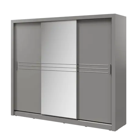 Buy Havana ID-11 Sliding Door Wardrobe 250cm, Colour: White Matt, Item Width: 250, 4 from Furnituretta