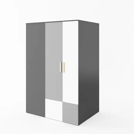 Buy Pok PO-00 Walk-In Wardrobe, Colour: Graphite, Side: Right, Item Width: 130 from Furnituretta