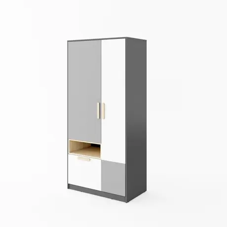 Buy Pok PO-02 2 Door Wardrobe from Furnituretta