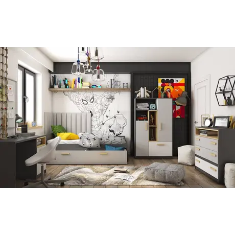 Buy Pok PO-13 Bed with Drawer, 5 from Furnituretta