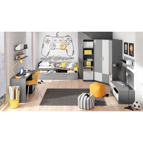 Buy Pok PO-14 Bed with Trundle and Storage, 4 from Furnituretta