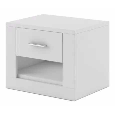 Buy Idea ID-07 Bedside Cabinet White Matt, Colour: White Matt, Item Width: 50, 6 from Furnituretta