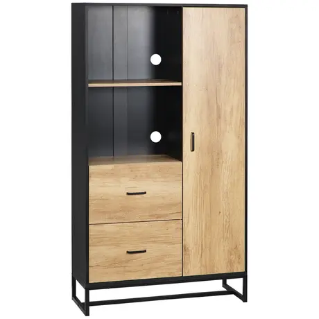 Buy Homcom Kitchen Cupboard, Freestanding Storage Cabinet from Furnituretta