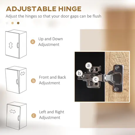 Buy Homcom Kitchen Cupboard, Freestanding Storage Cabinet, 7 from Furnituretta