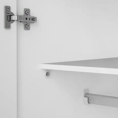 Buy Two-Door White Wardrobe: Functional Style for Small Spaces, 7 from Furnituretta