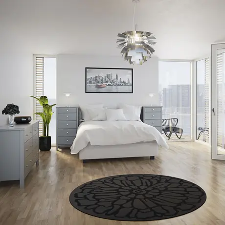 Buy Discover Tromso 3-Door Wardrobe in Elegant Grey, 4 from Furnituretta