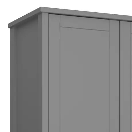 Buy Discover Tromso 3-Door Wardrobe in Elegant Grey, 5 from Furnituretta