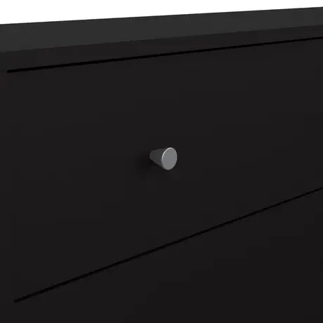 Buy May Chest of 6 Drawers: Stylish Black Storage Solution, 8 from Furnituretta