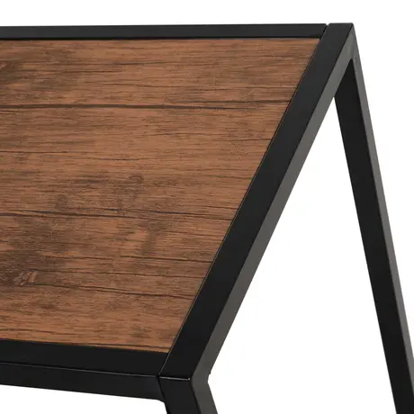 Buy Homcom 3 Pcs Table Stool Set Industrial Design Steel Frame, 8 from Furnituretta