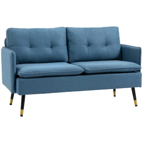Buy Homcom 2 Seater Sofas for Living Room, Fabric Couch from Furnituretta
