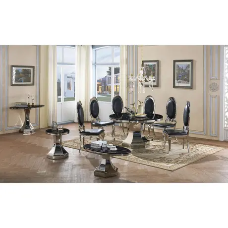 Buy Vasto Marble Coffee Table with Stainless Steel Base, 2 from Furnituretta