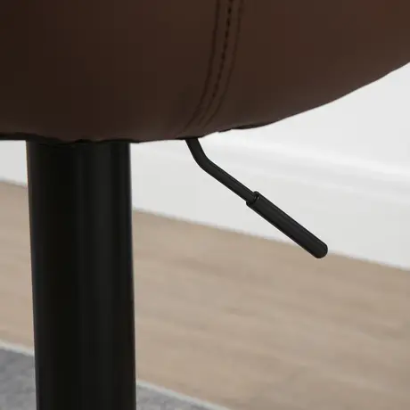 Buy Homcom Adjustable Bar Stools Set of 2, Counter Height Barstools, 9 from Furnituretta