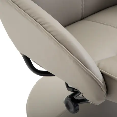 Buy Homcom Adjustable PU Leather Recliner Swivel Chair High Back, 8 from Furnituretta