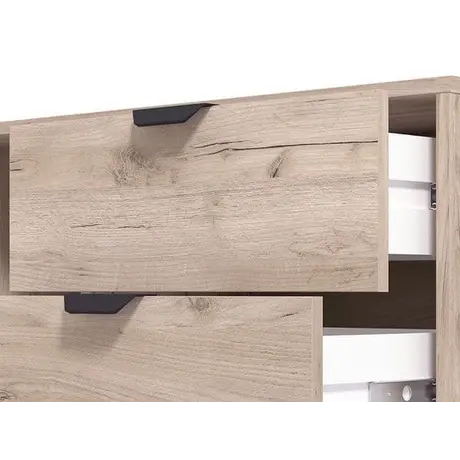 Buy Esher Grey Oak Effect TV Unit: Sleek and Stylish, 2 from Furnituretta