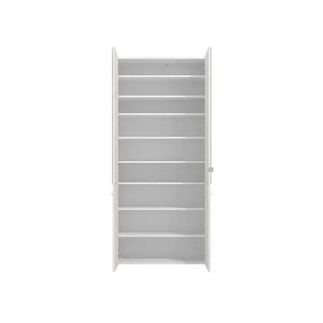 Buy Modern White Shoe Storage Cabinet for Your Entryway, Colour: White, 5 from Furnituretta