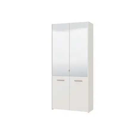 Buy Modern White Shoe Storage Cabinet for Your Entryway, Colour: White, 3 from Furnituretta