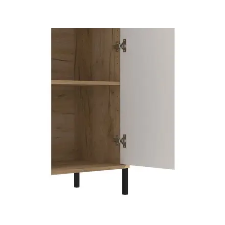 Buy Esher Grey Oak Effect Sideboard: Stylish Storage Solution, 2 from Furnituretta