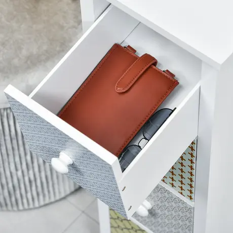 Buy Homcom Chest of Drawers, 4 Drawer Dresser, Storage Organizer, 8 from Furnituretta