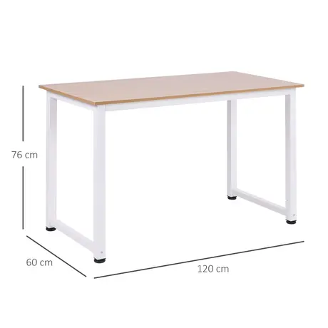 Buy Homcom Computer Desk PC Writing Table Home Office Workstation, 3 from Furnituretta