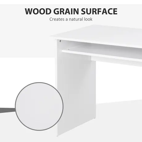 Buy Homcom Computer Writing Desk with Storage Compartment, 5 from Furnituretta