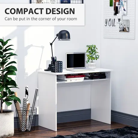 Buy Homcom Computer Writing Desk with Storage Compartment, 4 from Furnituretta