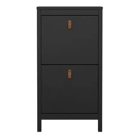 Buy Barcelona Shoe Cabinet: Flip-Down Doors for Easy Access, 2 from Furnituretta