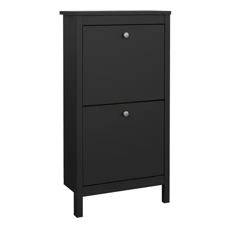 Buy Stylish Shoe Storage: Madrid Cabinet with Flip-Down Doors from Furnituretta