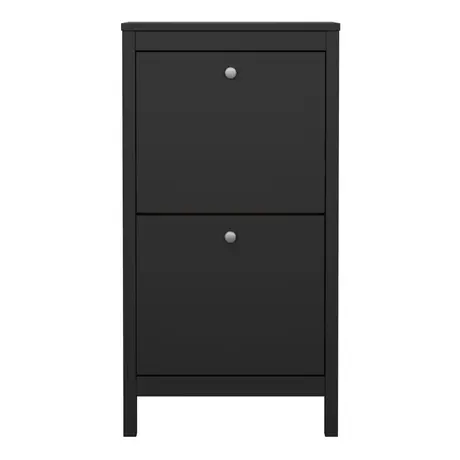 Buy Stylish Shoe Storage: Madrid Cabinet with Flip-Down Doors, 2 from Furnituretta