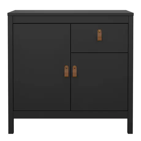 Buy Barcelona Matt Black Sideboard: Modern Style & Storage, 2 from Furnituretta