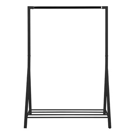 Buy Black Clothes Rack: Durable & Stylish - Brent Collection, 2 from Furnituretta