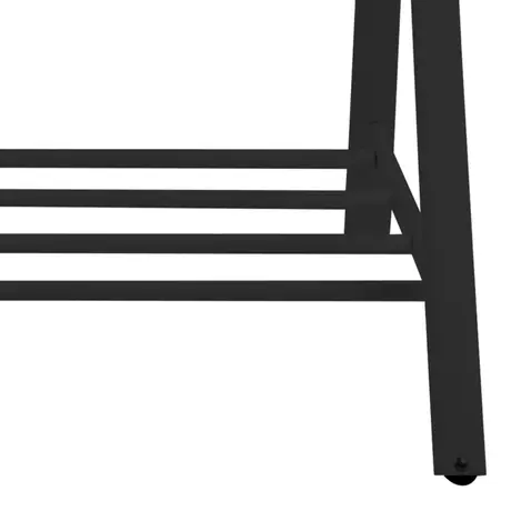 Buy Black Clothes Rack: Durable & Stylish - Brent Collection, 6 from Furnituretta