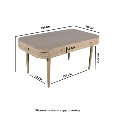 Buy Embrace Timeless Elegance with Our 6-Seater Valencia Dining Table, 5 from Furnituretta