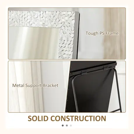Buy Homcom Full Length Mirror Free Standing, Dressing Mirror, 7 from Furnituretta