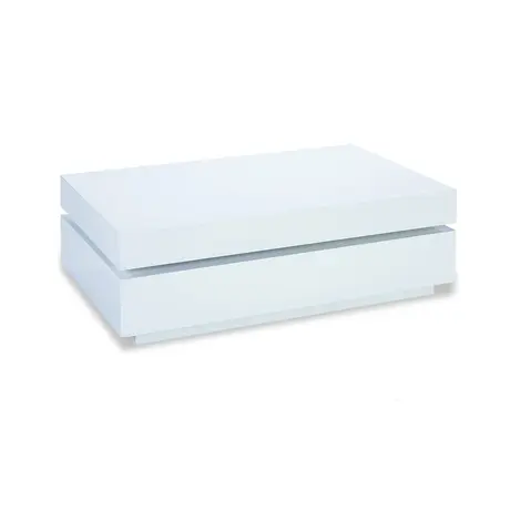 Buy Dibble High Gloss Coffee Table White, Colour: White from Furnituretta