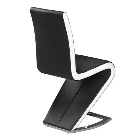 Buy Aldridge Dining Chairs: Modern & Comfortable Design, Colour: Black, 3 from Furnituretta